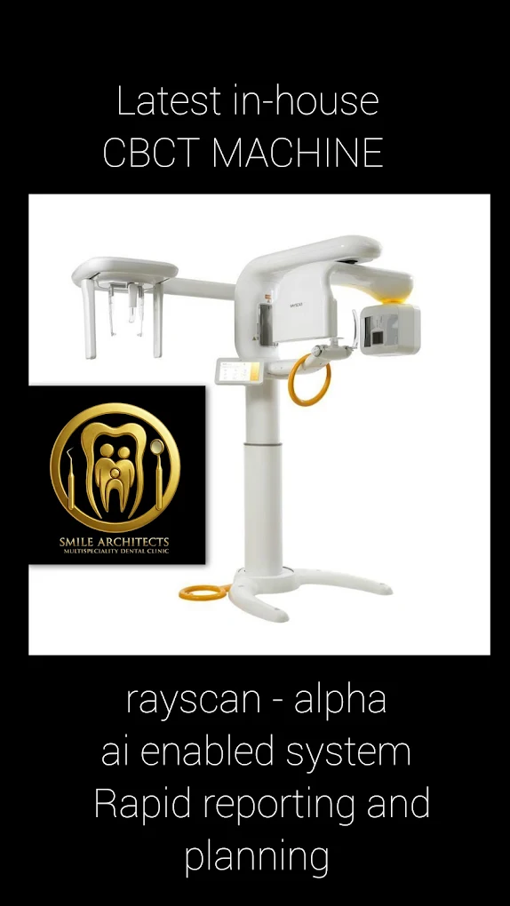 In-house Rayscan CBCT imaging machine at Smile Architects